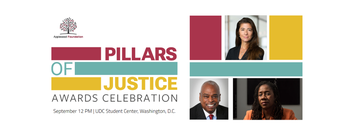 Sponsor Appleseed's Pillars of Justice Awards Celebration!